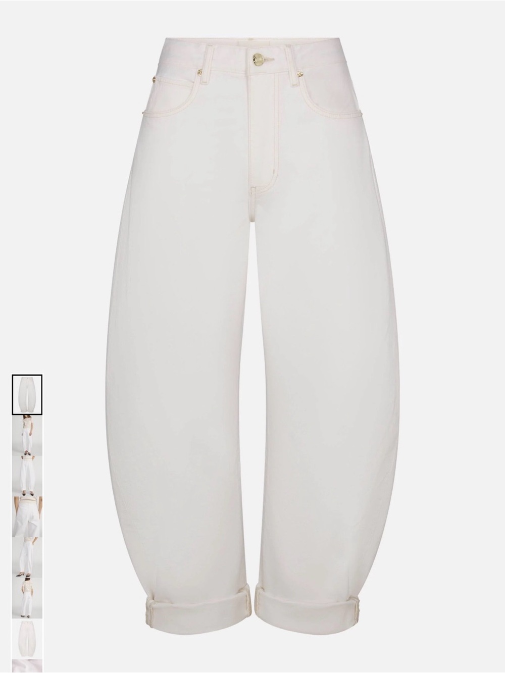 Frame The Bubble Jean in Au Natural Clean